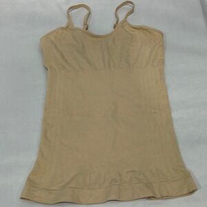 Real Shapewear Camisole Womens Small Nude Seamless Compression Adjustable Straps